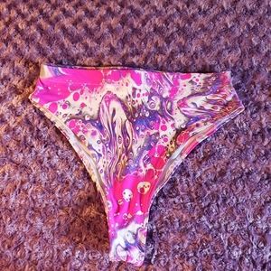 Freedom Rave Wear Lucy Discontined Print Cheeky Bottoms